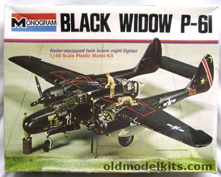 Monogram 1/48 P-61 Black Widow, 7546 plastic model kit